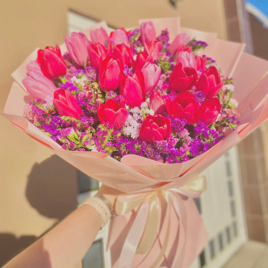 Ramo de 30 tulipanes